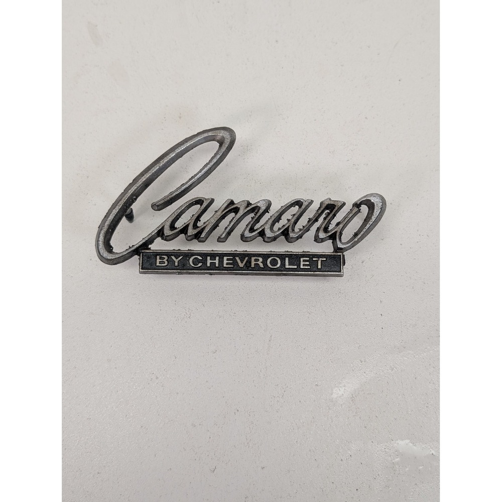 Chevrolet Camaro Emblem Script By Chevrolet Side‎ Silver Badge 7752901 OEM